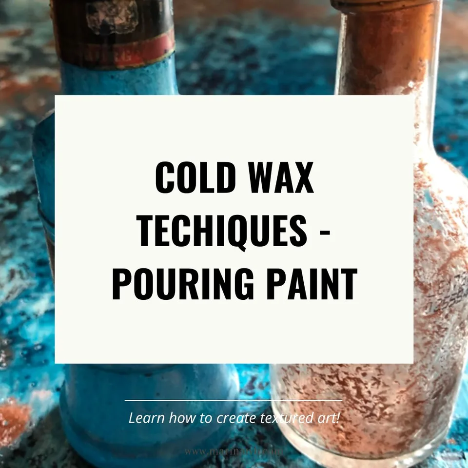 Verf gieten: cold wax- en olieverftechnieken