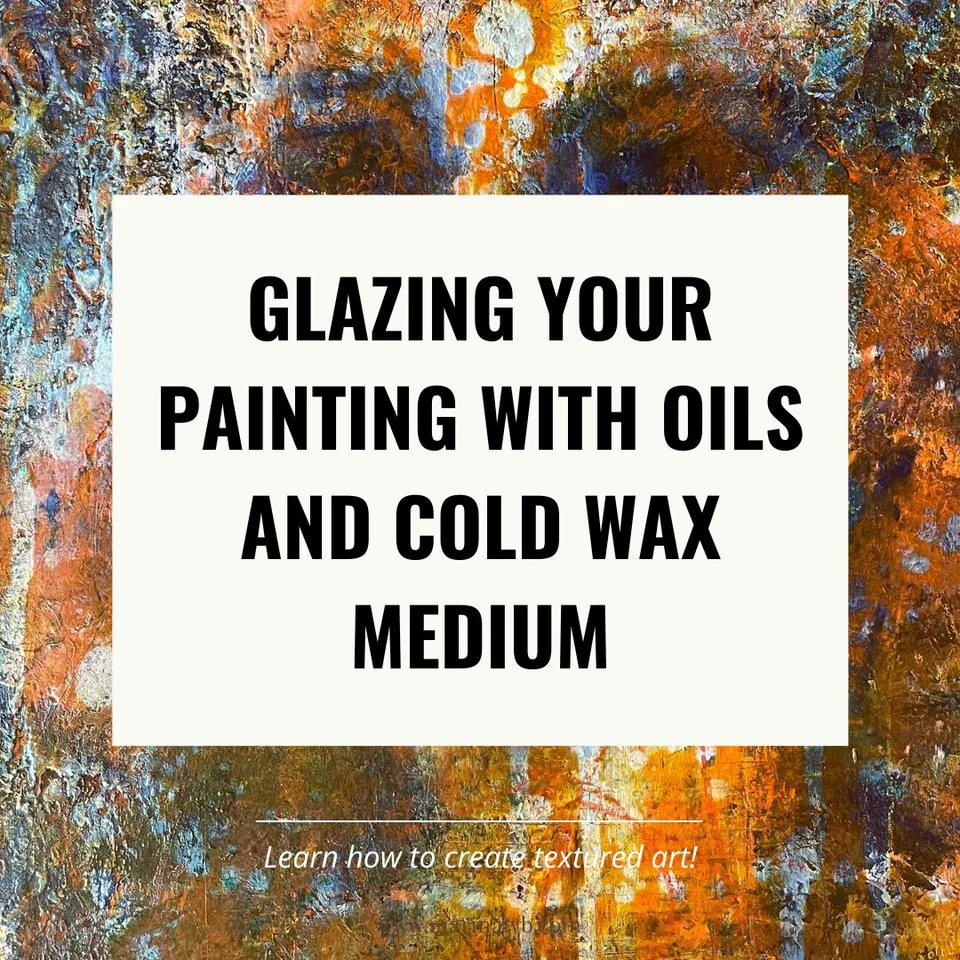 Glaceren met cold wax medium - cold wax en olieverftechnieken