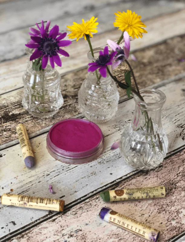 Inspiration de fleurs, de couleurs et de pastels pour le cours en ligne