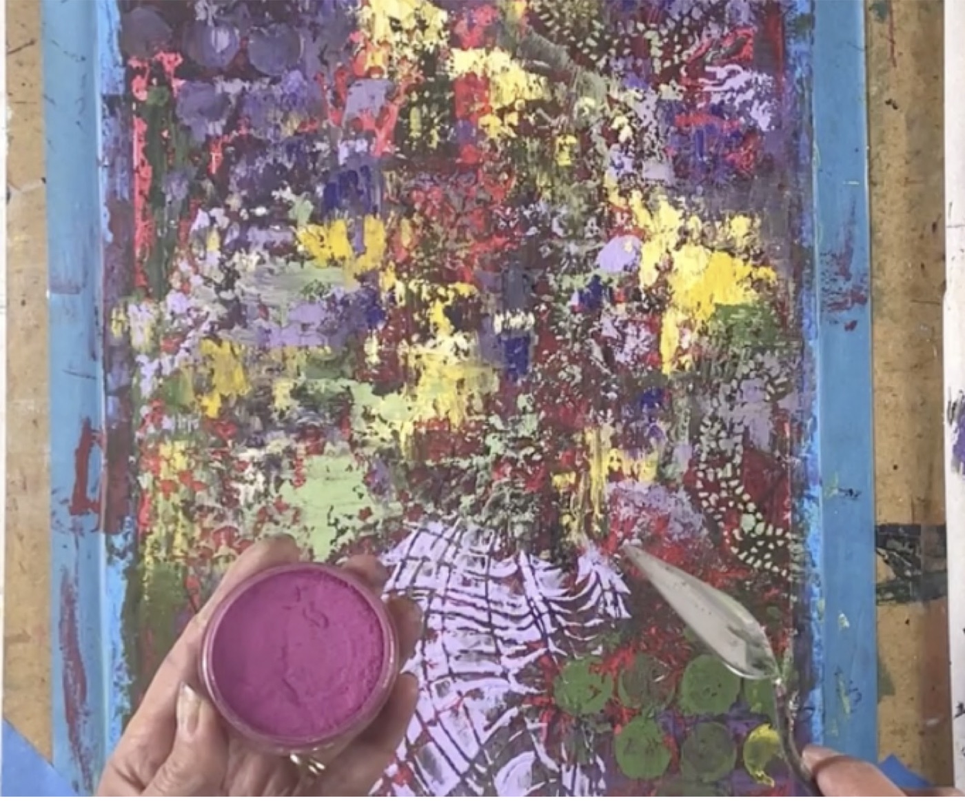 Step 02, Layering Colour