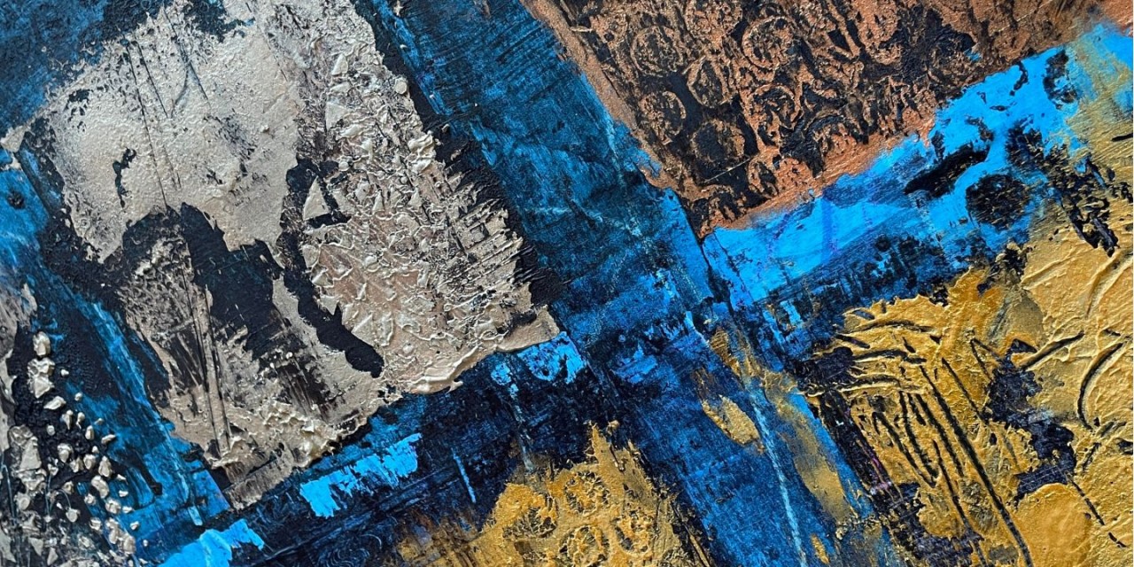 Stage 01, Médium de texture & premières couches
