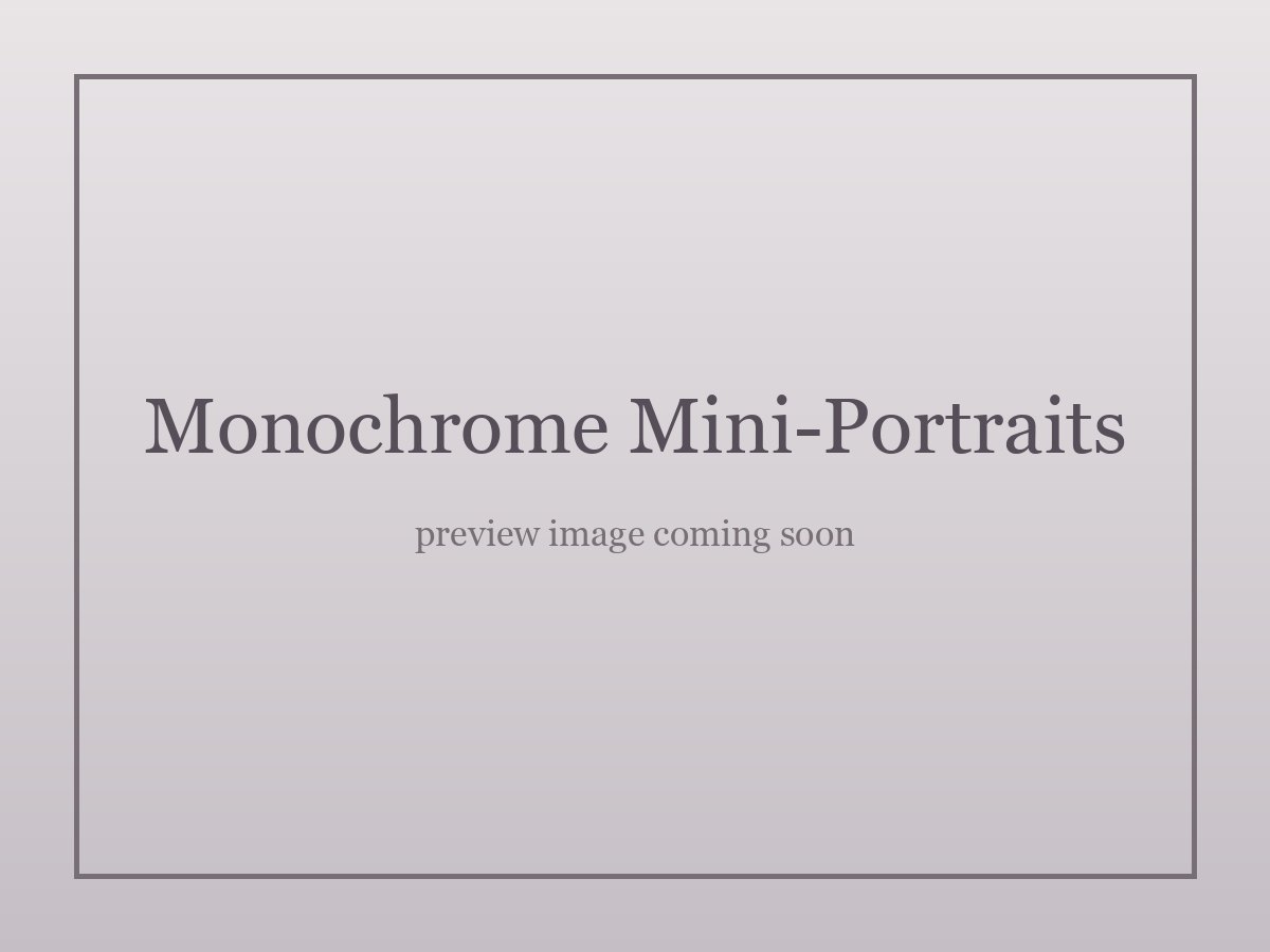 Monochrome mini-portraits bonus project