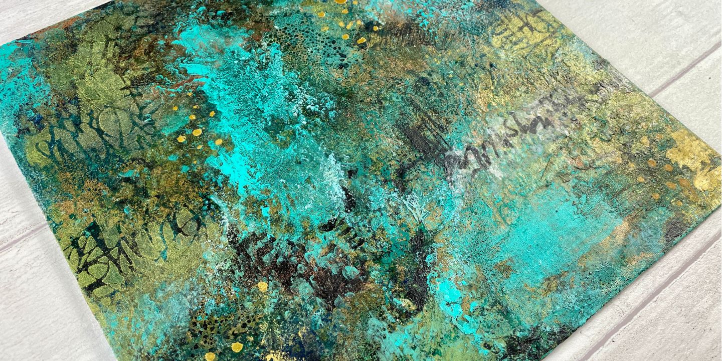 Cold wax and acrylics course