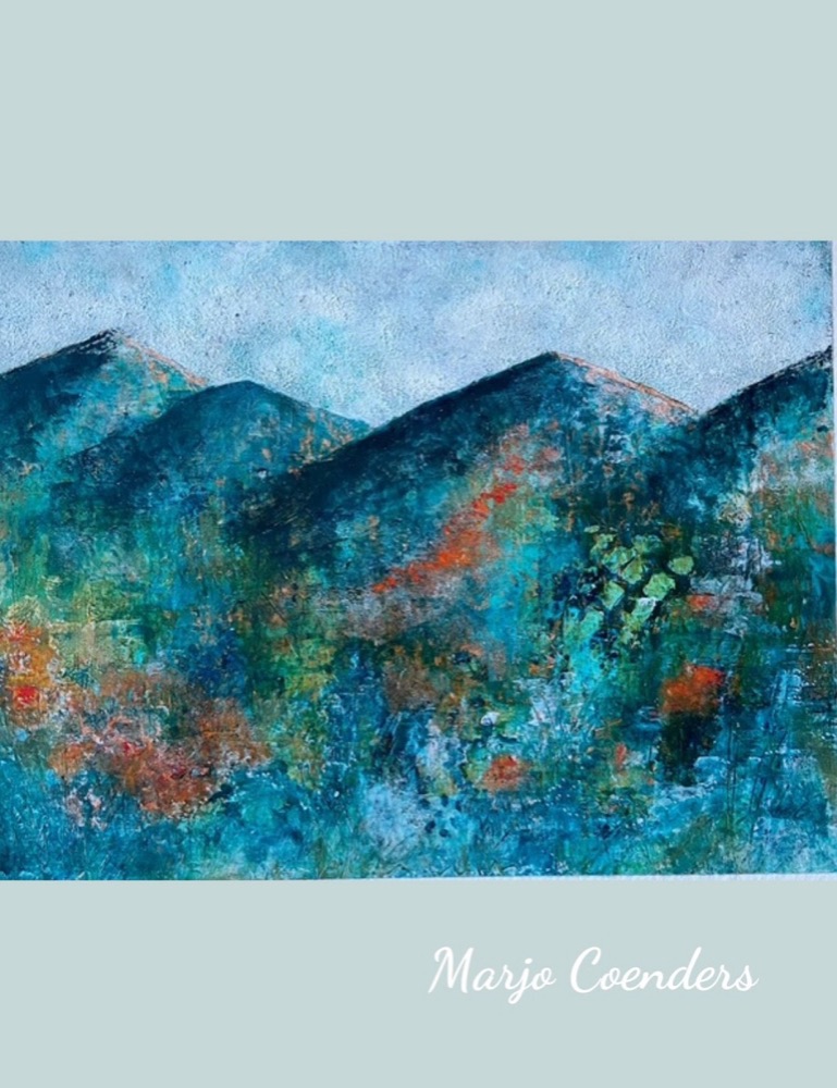 Student artwork — Acrylics & Cold Wax Classes