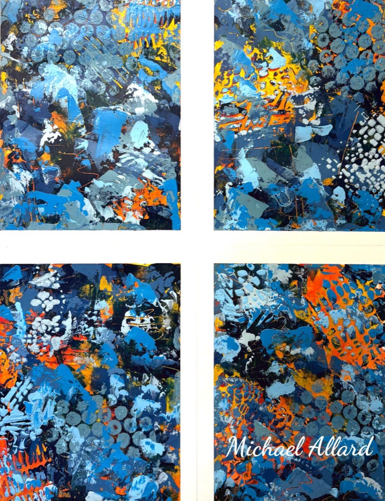 Student artwork — Textured Acrylics Classes