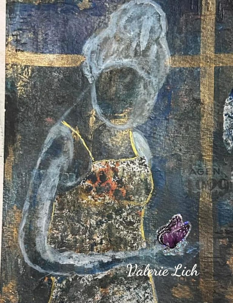 Student artwork — Textured Acrylics Classes