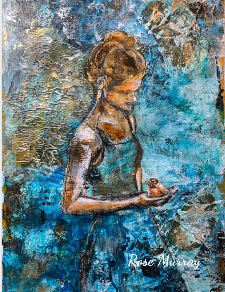 Student artwork — Textured Acrylics Classes